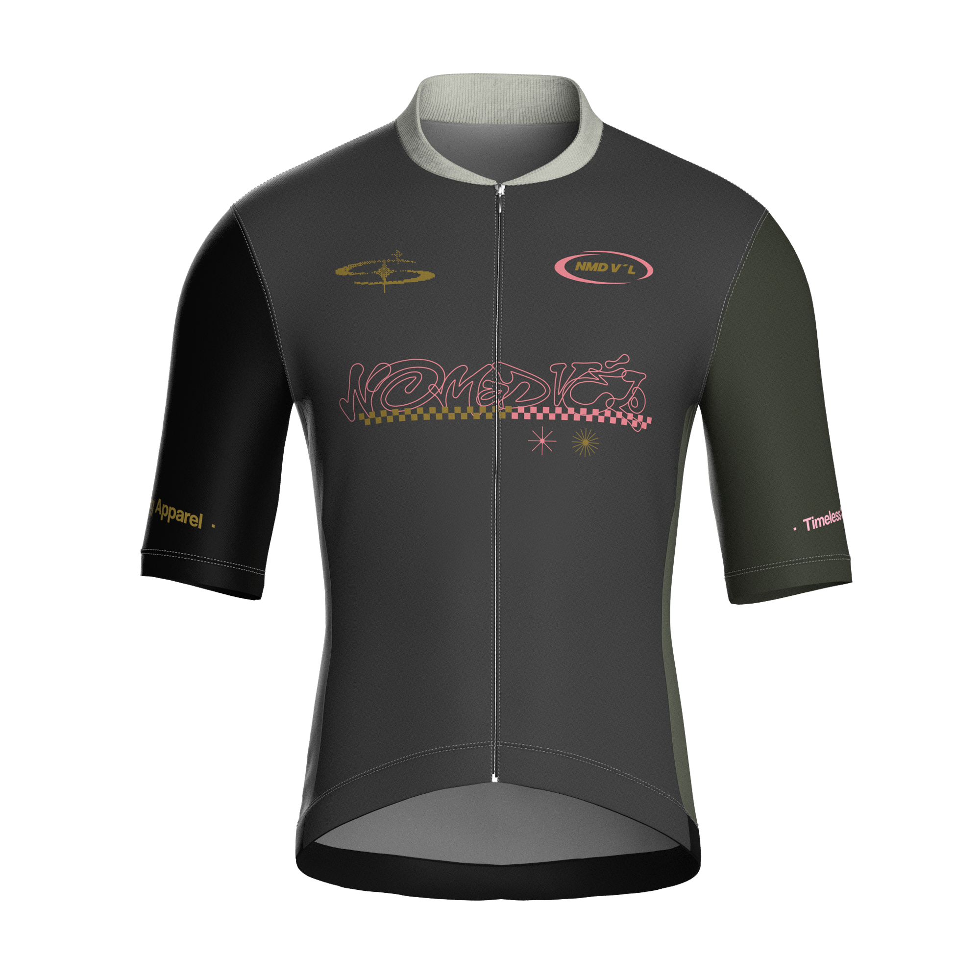 Maglia manica corta Kompo grigia | Nomad Velo