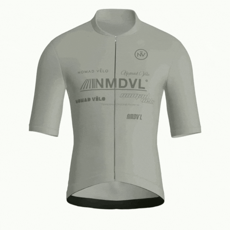 Maglia a maniche corte Element grigia | Nomad Velo