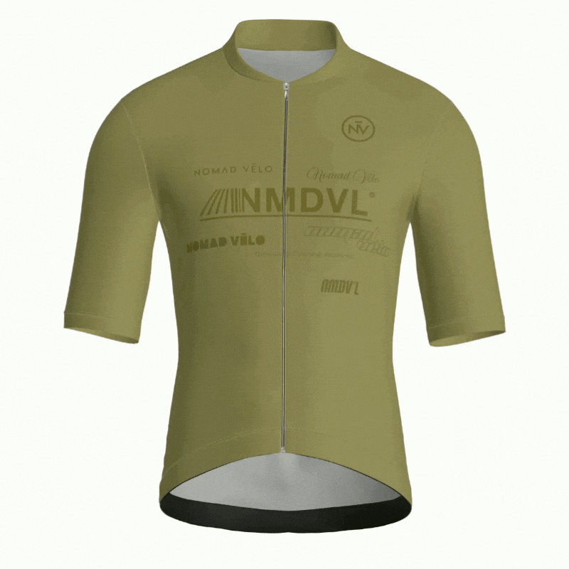 Maglia a maniche corte Element oliva | Nomad Velo