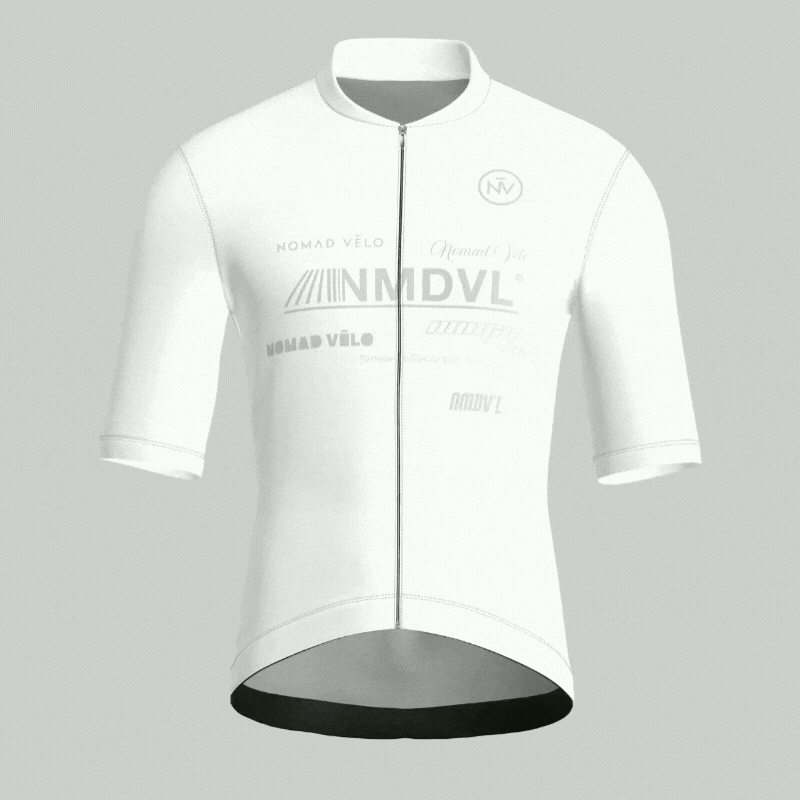 Maglia Element bianca a maniche corte | Nomad Vélo