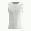 Maglia intima da ciclismo senza maniche, vestibilità aderente e leggera con logo rosso a contrasto – vestibilità slim.