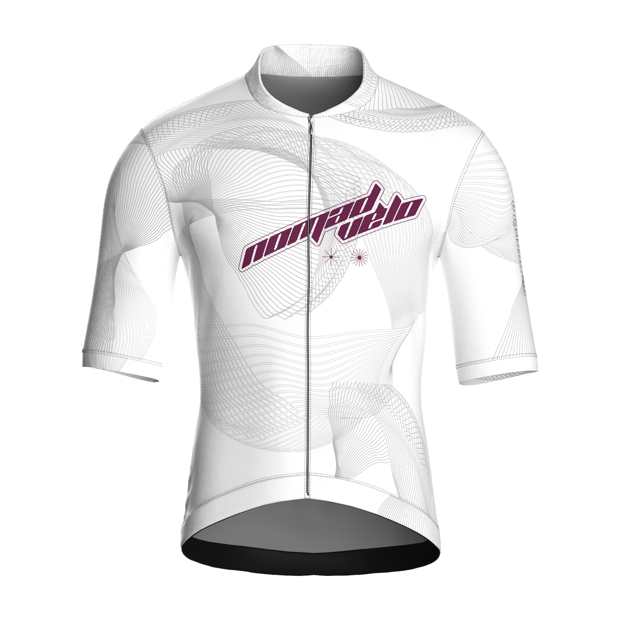 Maglia a maniche corte bianca Breakaway | Nomad Vélo