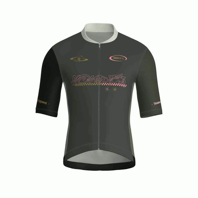 Maglia manica corta Kompo grigia | Nomad Velo