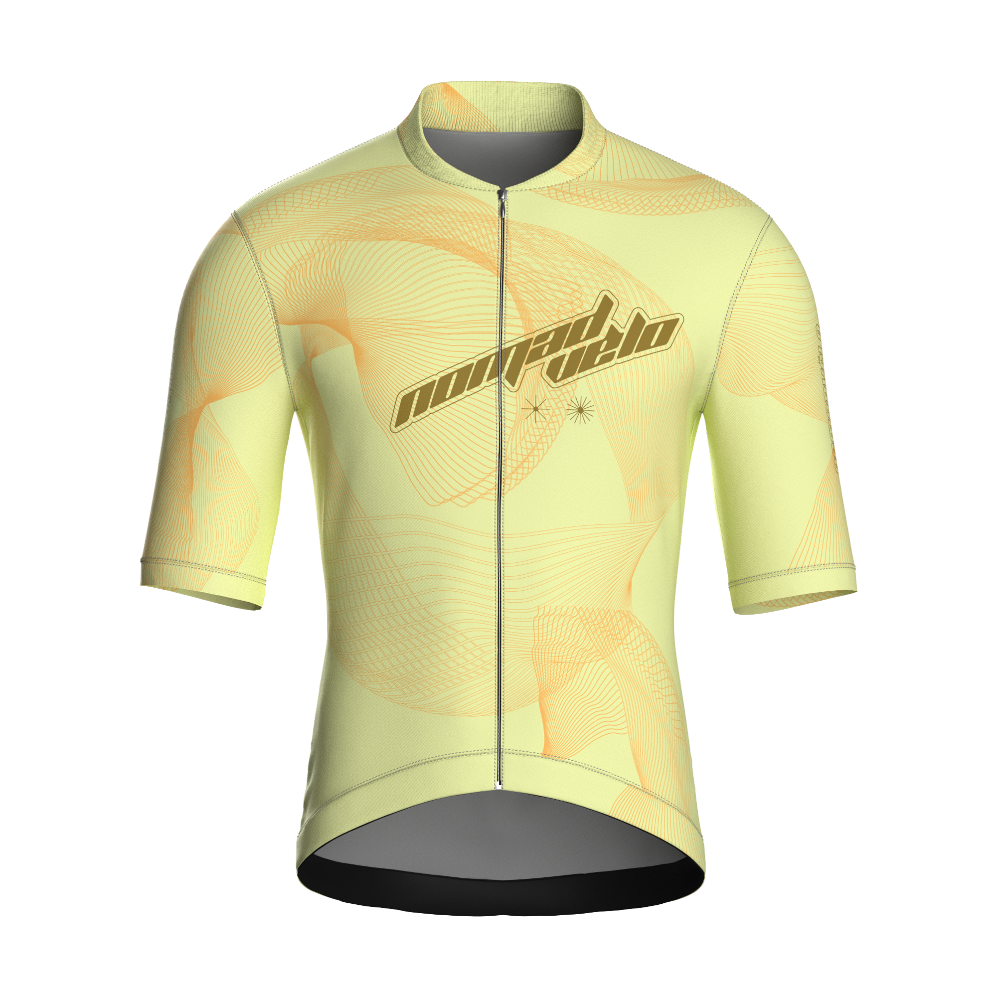 Maglia a maniche corte gialla Breakaway | Nomad Vélo