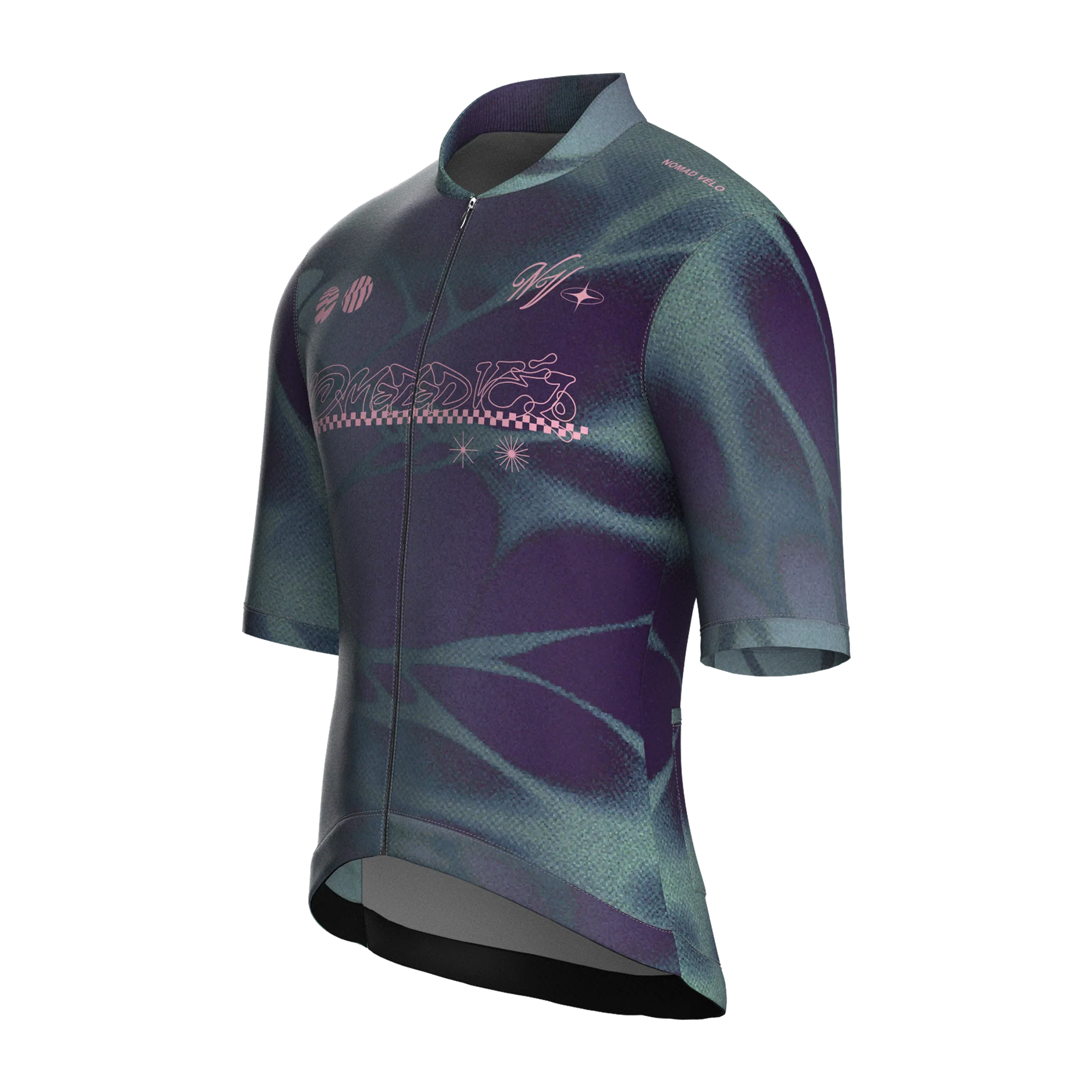 Maglia a maniche corte Spider Blu | Nomad Velo