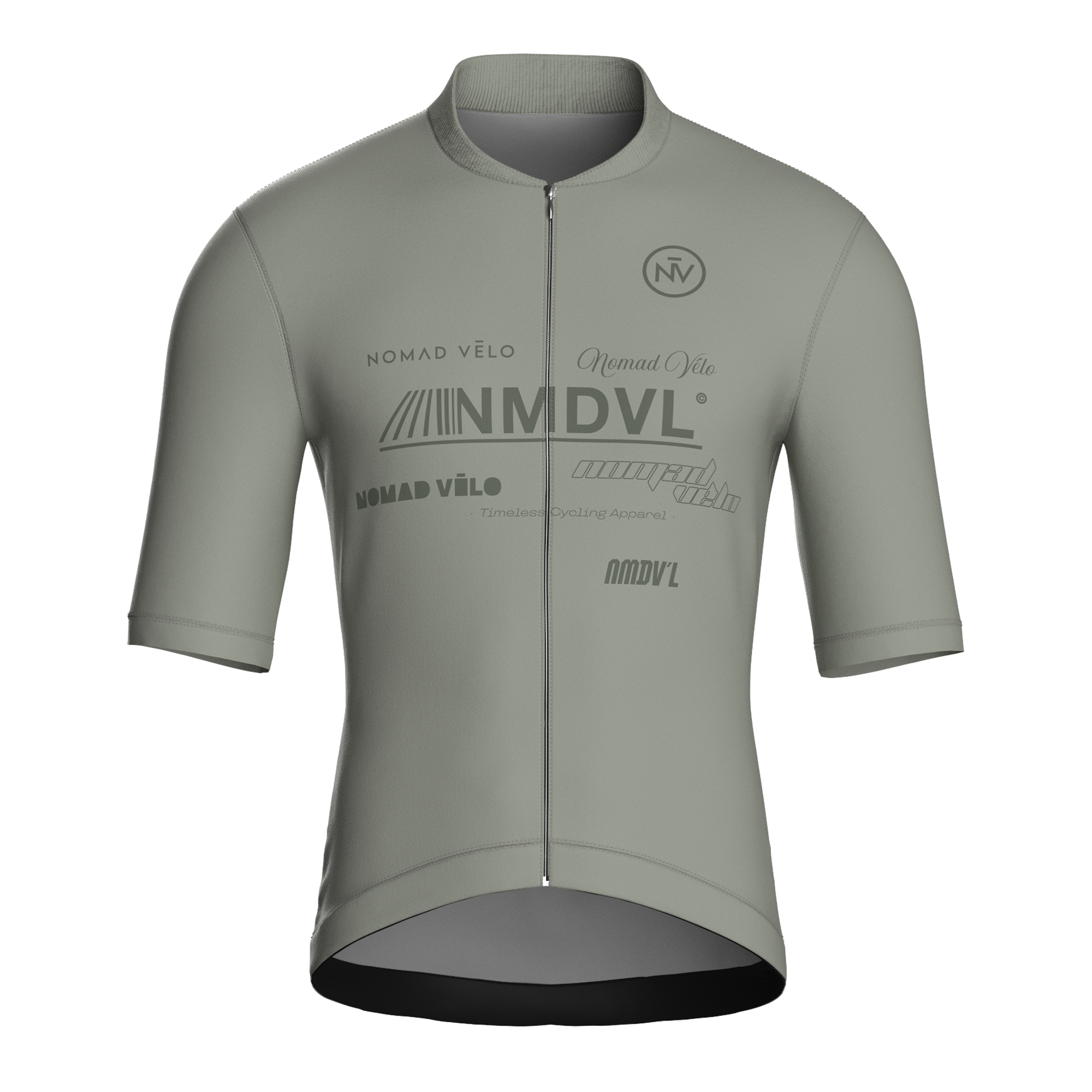 Maglia a maniche corte Element grigia | Nomad Velo