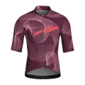 Maglia a maniche corte Breakaway bordeaux | Nomad Vélo