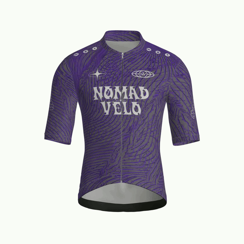 Maglia a maniche corte Coco Viola | Nomad Velo