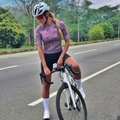 Maglia da ciclismo Legacy Rose – Maniche corte, vestibilità da gara