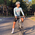 Maglia a maniche lunghe menta boreale
