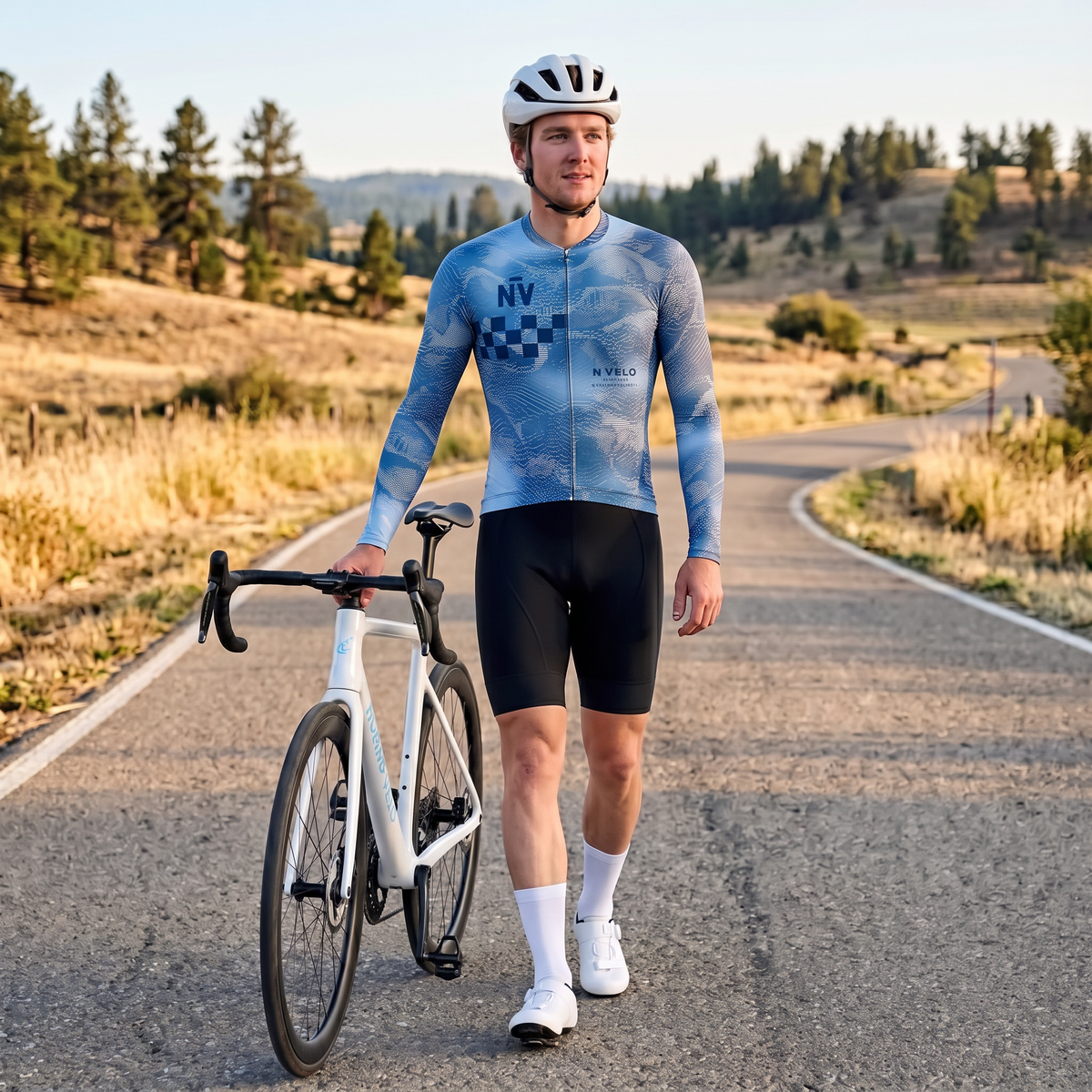 Maglia a maniche lunghe Race Glacier