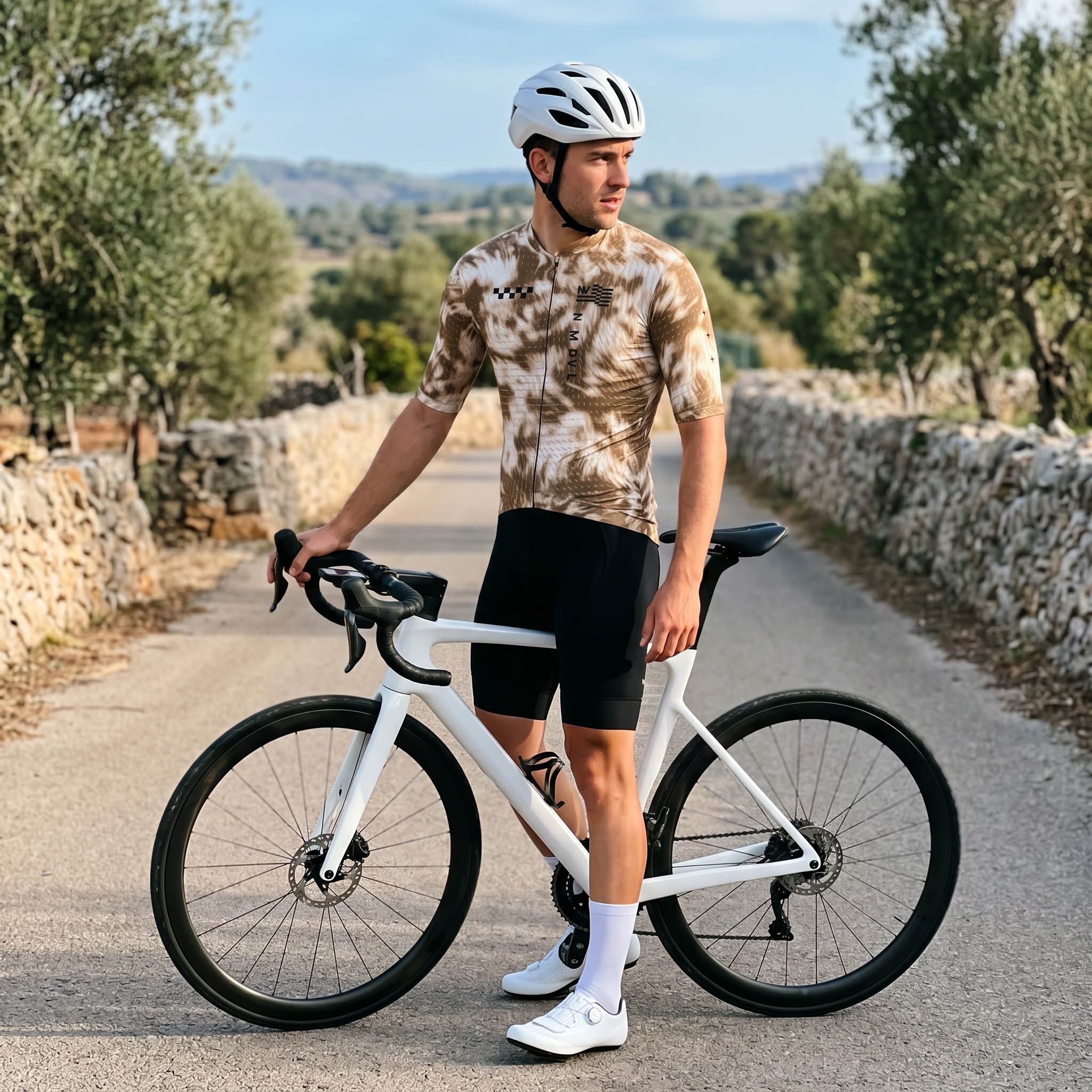 Maglia da ciclismo Phantom Camel – Maniche corte, vestibilità da gara, con grafica sublimata