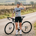 Maglia da ciclismo Prism Silver a maniche corte, vestibilità da gara.