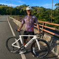 Maglia da ciclismo Stardust viola – Manica corta, vestibilità da gara