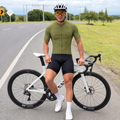 Maglia a maniche corte Element oliva | Nomad Velo