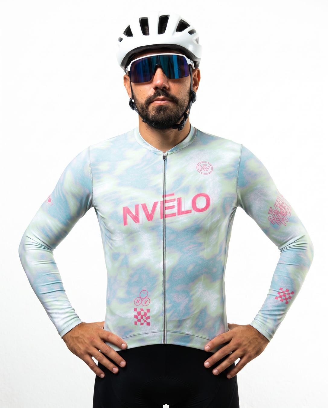 Maglia a maniche lunghe menta boreale