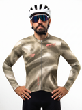 Maglia da ciclismo Mirage Brass a maniche lunghe, vestibilità da gara.