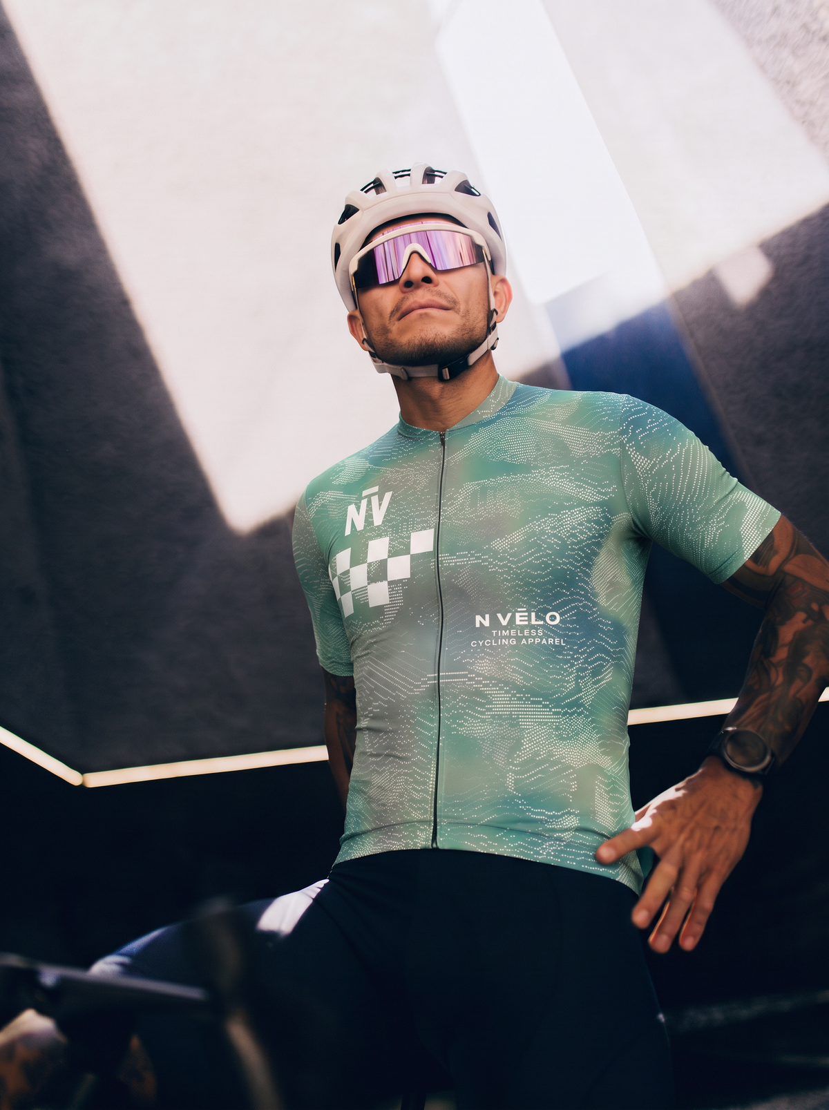 Maglia manica corta Race Verde | Nomad Velo