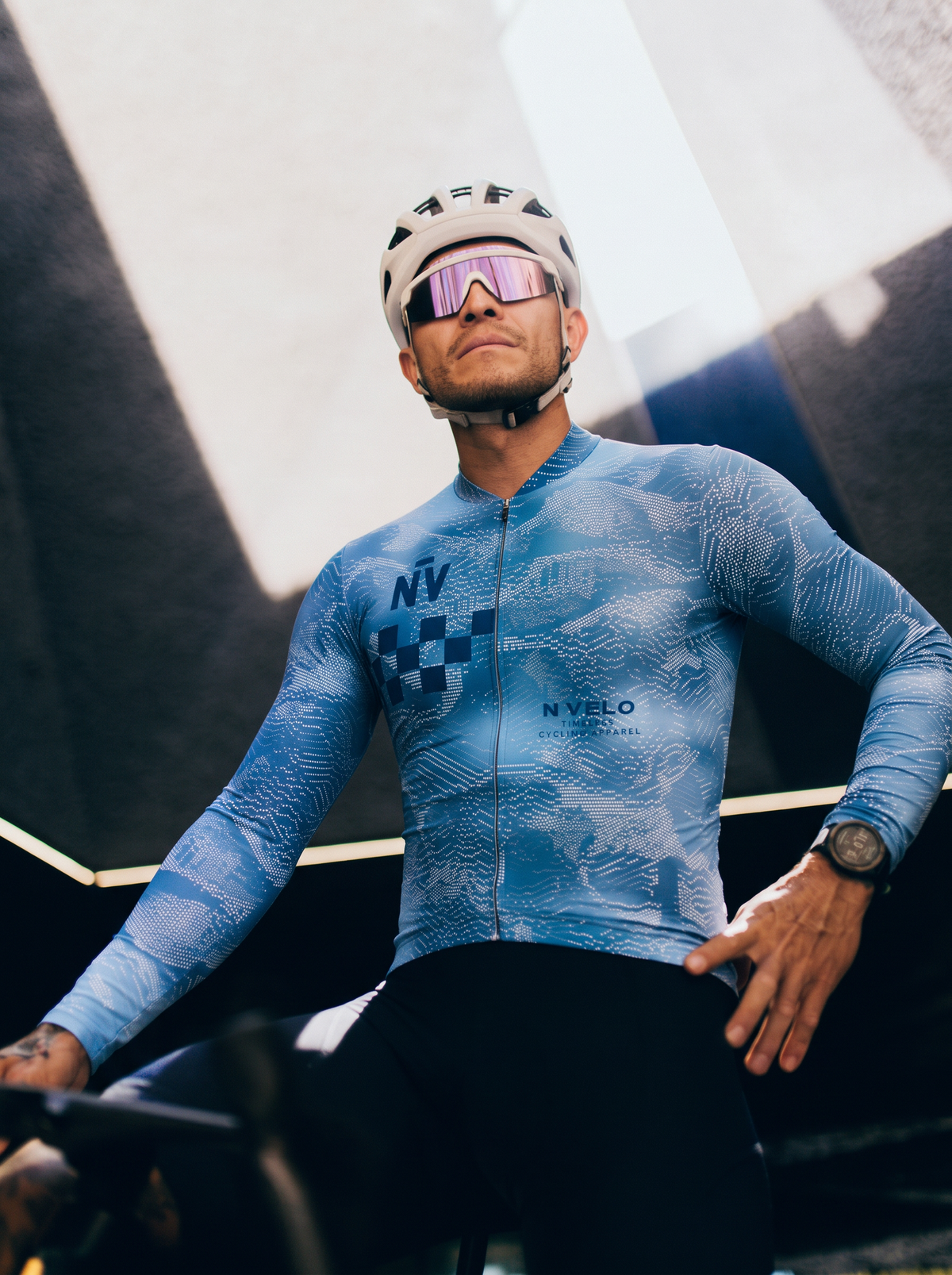 Maglia a maniche lunghe Race Glacier