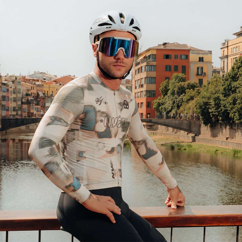 Maglia da ciclismo Parallax Fresco a maniche lunghe, vestibilità da gara