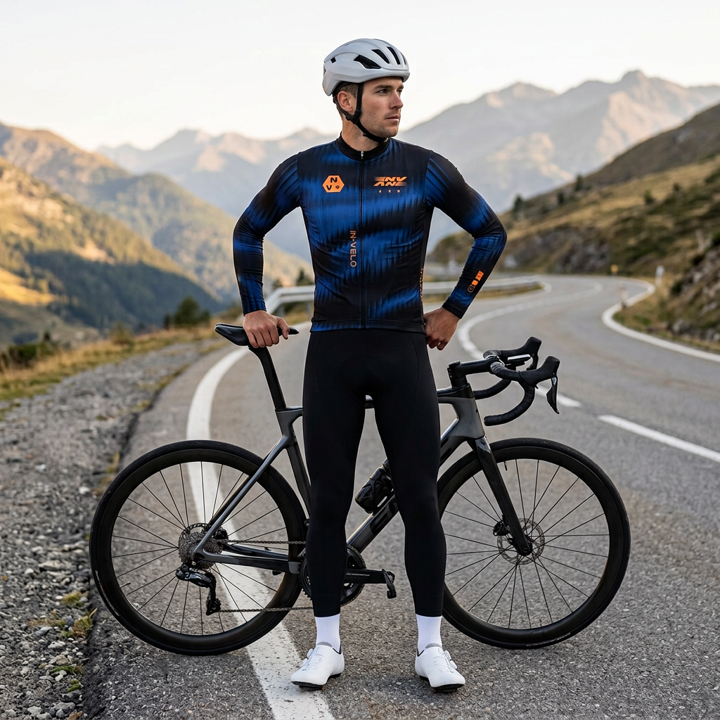 Maglia da ciclismo Signal Eclipse a maniche lunghe, vestibilità da gara